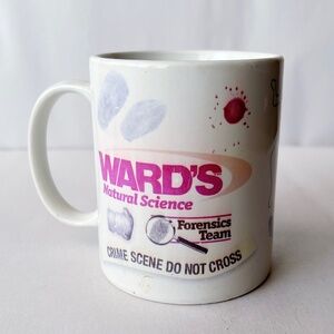 Vintage 1990s Ward's Natural Science Forensics Team Mug